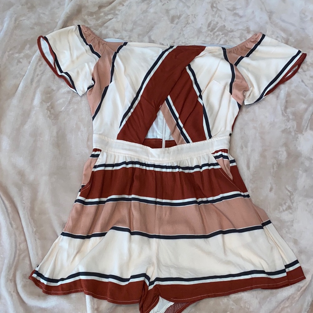 Kendall + Kylie Triangle Cut Out Romper